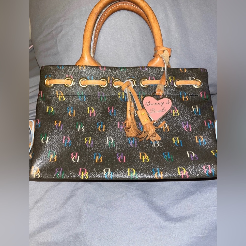 Dooney & Bourke vintage rainbow collection satchel